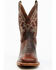 Image #4 - Justin Men's Bent Rail Bender Performance Western Boots - Broad Square Toe, Chocolate, hi-res