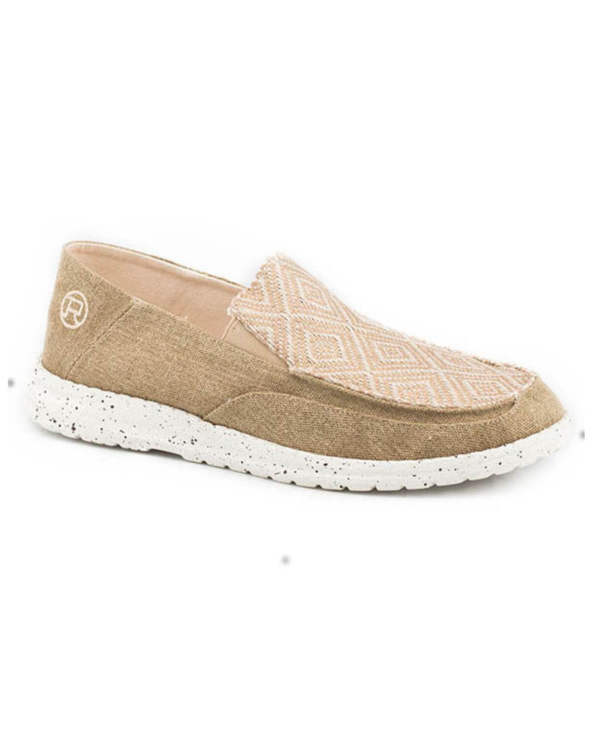 Image #1 - Roper Women's Hang Loose Slip-On Causal Shoes - Moc Toe, Tan, hi-res