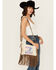 Image #1 - Keep It Gypsy Women's Coors Rodeo Cowhide Fringe Maxine Crossbody Bag, Brown, hi-res
