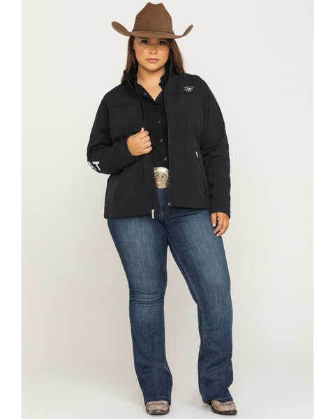 Image #6 - Ariat Women's Softshell Team Jacket  - Plus, Black, hi-res