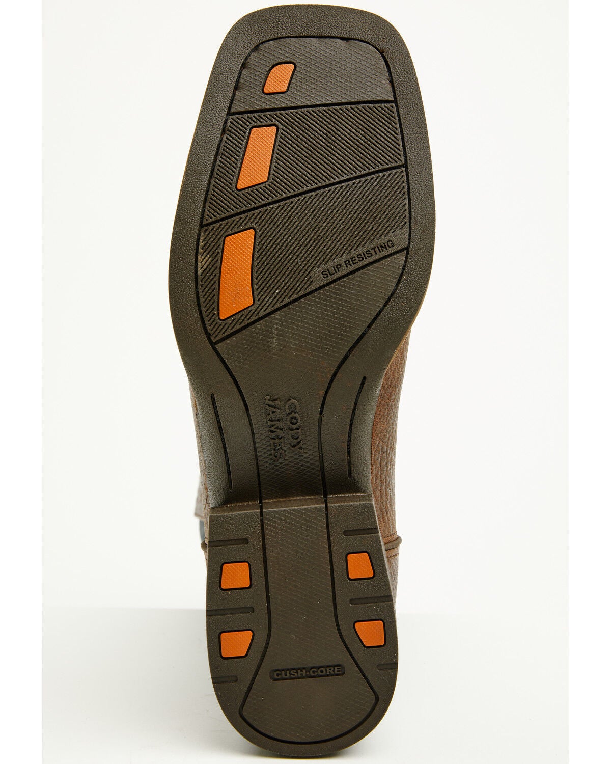 Image #7 - Cody James Cush Core&reg; Men's Major Performance Western Boots - Broad Square Toe, Brown, hi-res