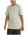 Image #1 - Carhartt Boys' Solid Short Sleeve Pocket T-Shirt , Grey, hi-res