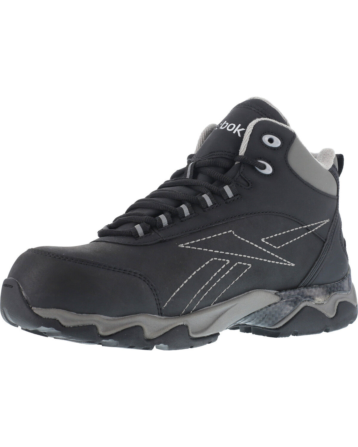 Image #2 - Reebok Women's Beamer Waterproof Athletic Met Guard Hiker Boots - Composite Toe, Black, hi-res
