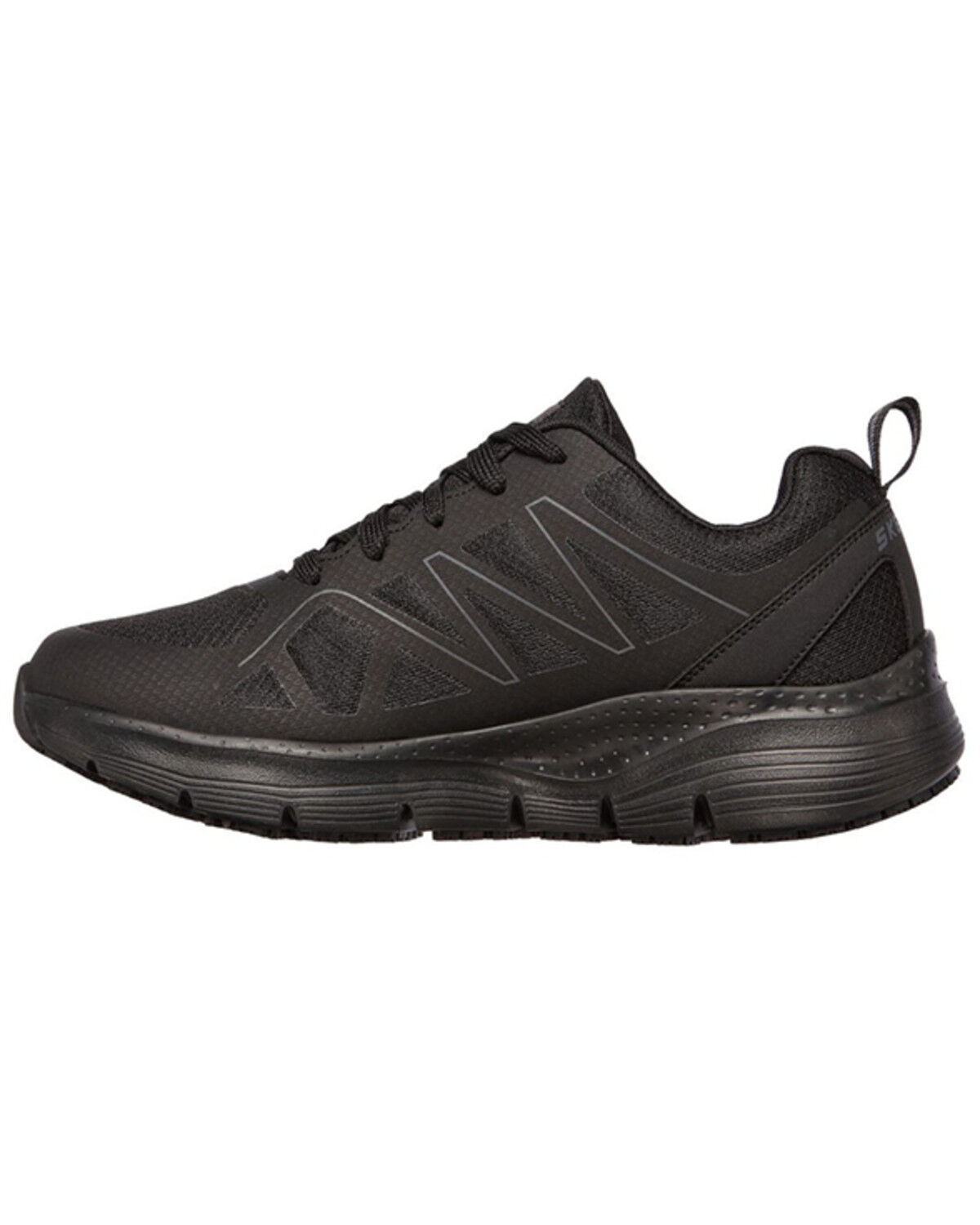 Image #2 - Skechers Men's Arch Fit Axtell Work Shoes - Round Toe, Black, hi-res