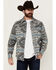 Image #1 - Wrangler Retro Men's Southwestern Print Shirt Jacket, Blue, hi-res