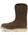 Image #3 - Justin Men's Ram Pull-On Work Boots - Soft Toe, Brown, hi-res
