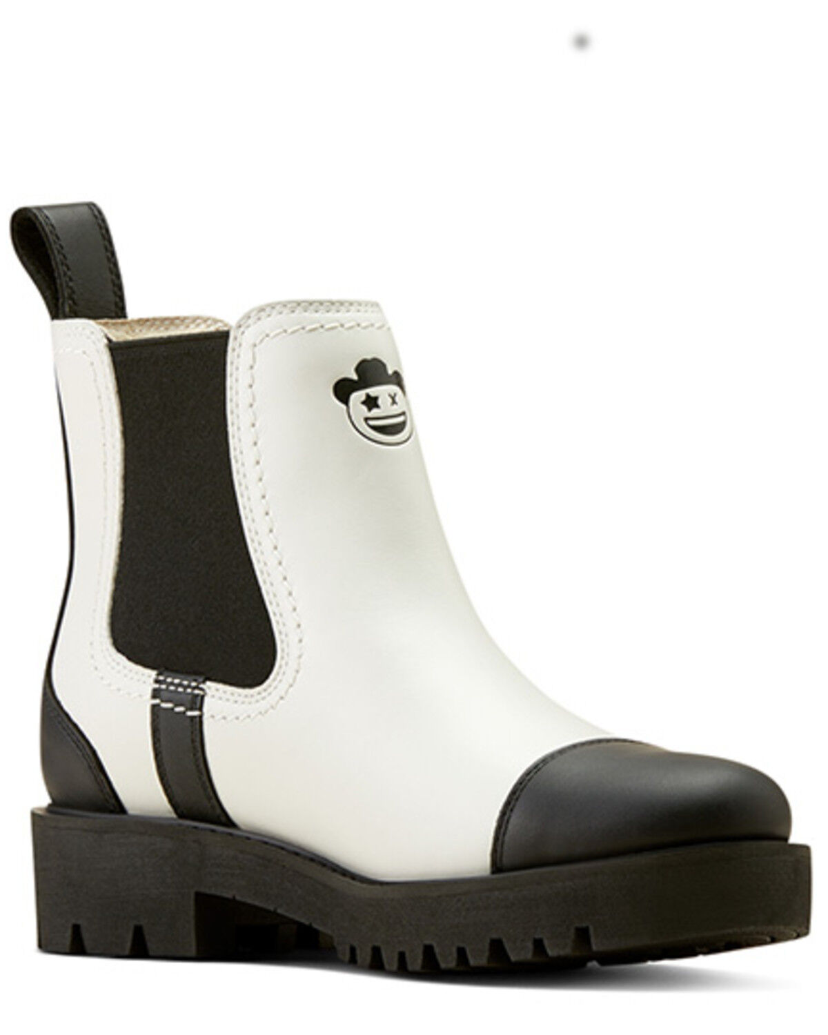 Image #1 - Ariat Women's Wexford Lug Milton Menasco Boots - Round Toe, White, hi-res