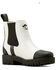 Image #1 - Ariat Women's Wexford Lug Milton Menasco Boots - Round Toe, White, hi-res