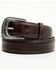 Image #1 - Cody James Men's Exotic Lizard Belt, Black Cherry, hi-res