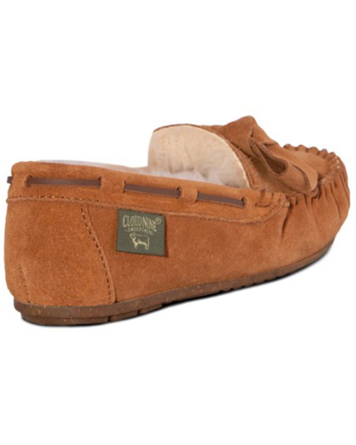 Image #4 - Cloud Nine Women's Scarlet Sheepskin Moccasins, Chestnut, hi-res