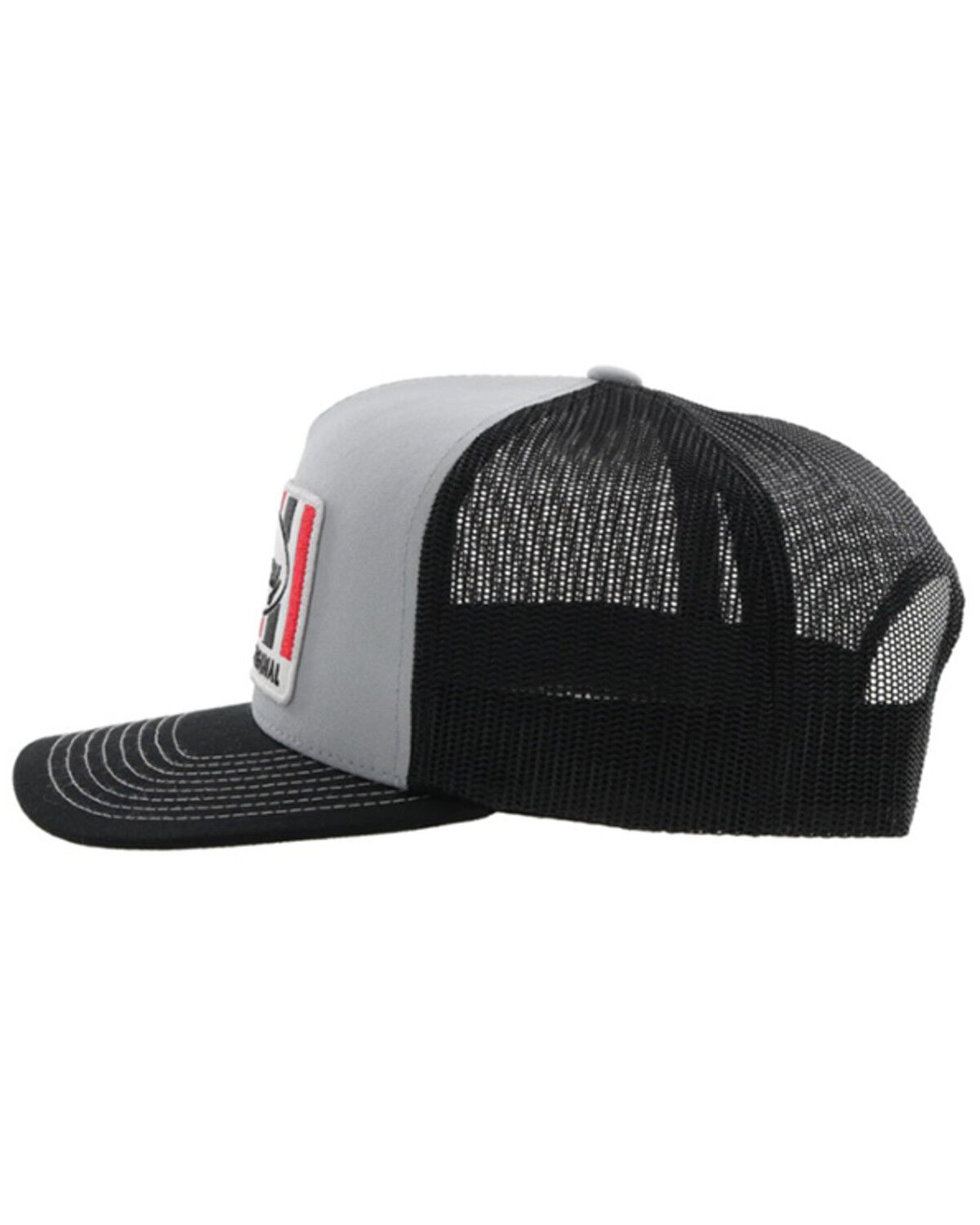 Image #4 - Hooey Men's Sudan Logo Patch Trucker Cap, Grey, hi-res