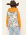 Image #4 - Cruel Girl Girls' Quilted Hybrid Hoodie and Vest, Gold, hi-res