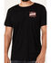 Moonshine Spirit Men's Mason Jar Graphic Short Sleeve T-Shirt , Black, hi-res