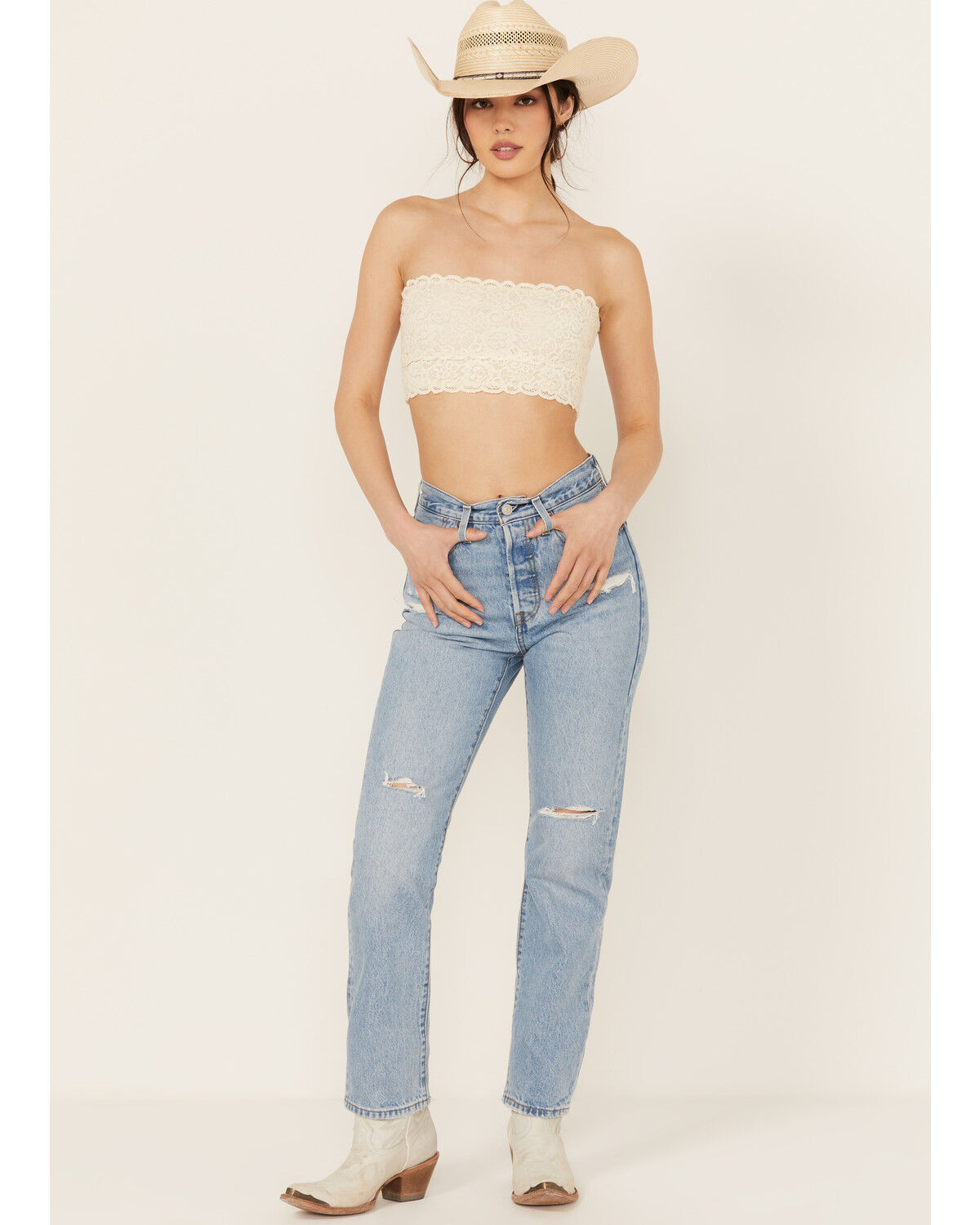 Levi's Women's 501® Original Lane Change Light Wash High