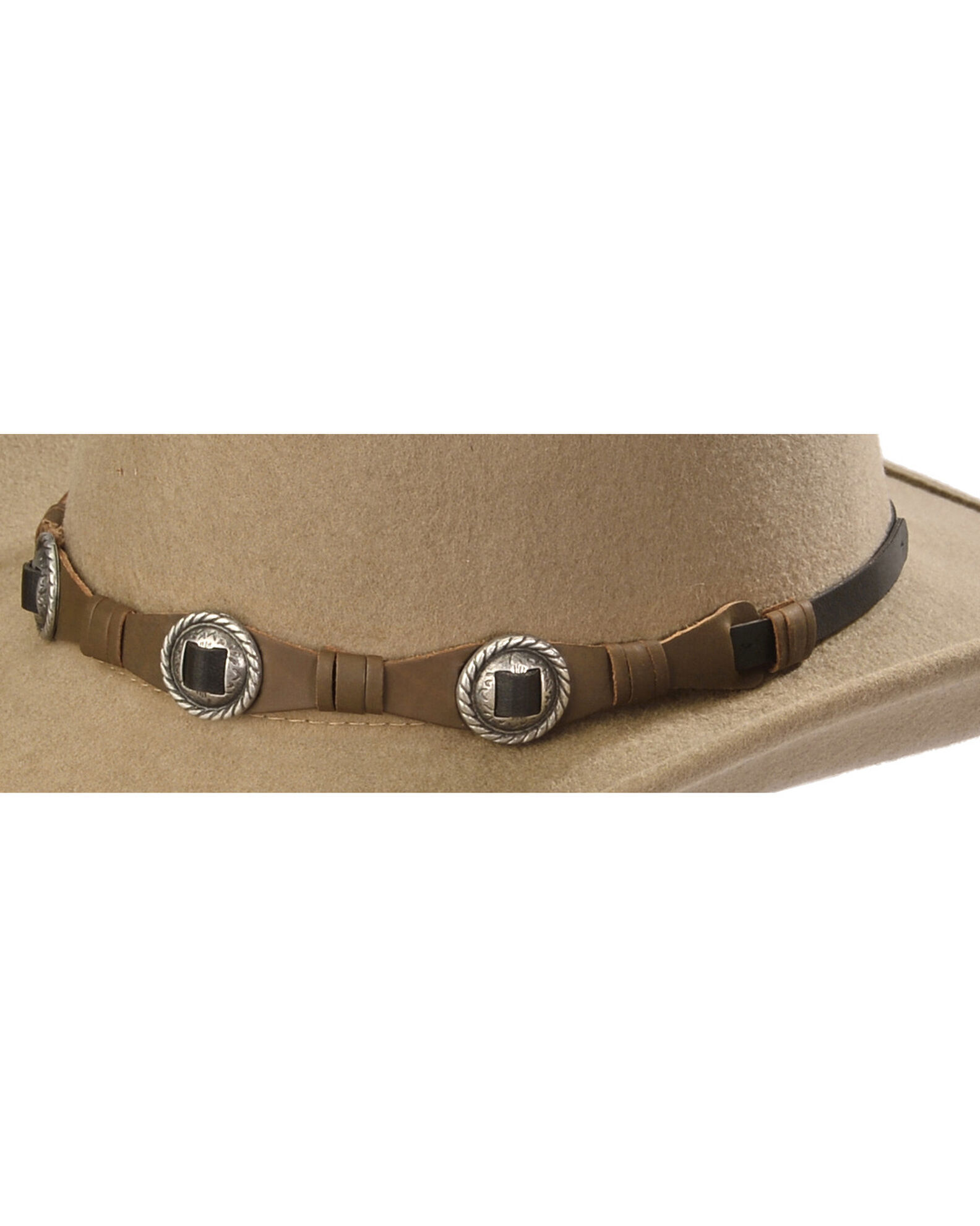 Image #2 - Silverado Men's Gus Crushable Felt Western Fashion Hat, Taupe, hi-res