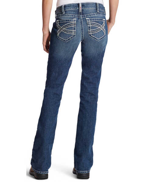 Image #1 - Ariat Women's FR Entwined Bootcut Jeans, Indigo, hi-res