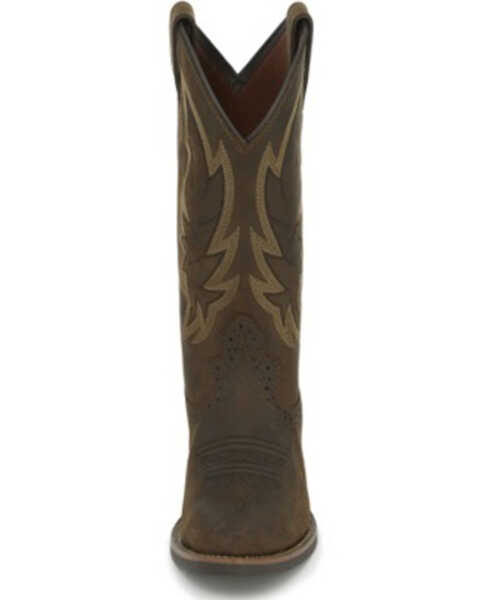 Image #3 - Justin Women's Rosella Western Boots - Round Toe, Dark Brown, hi-res