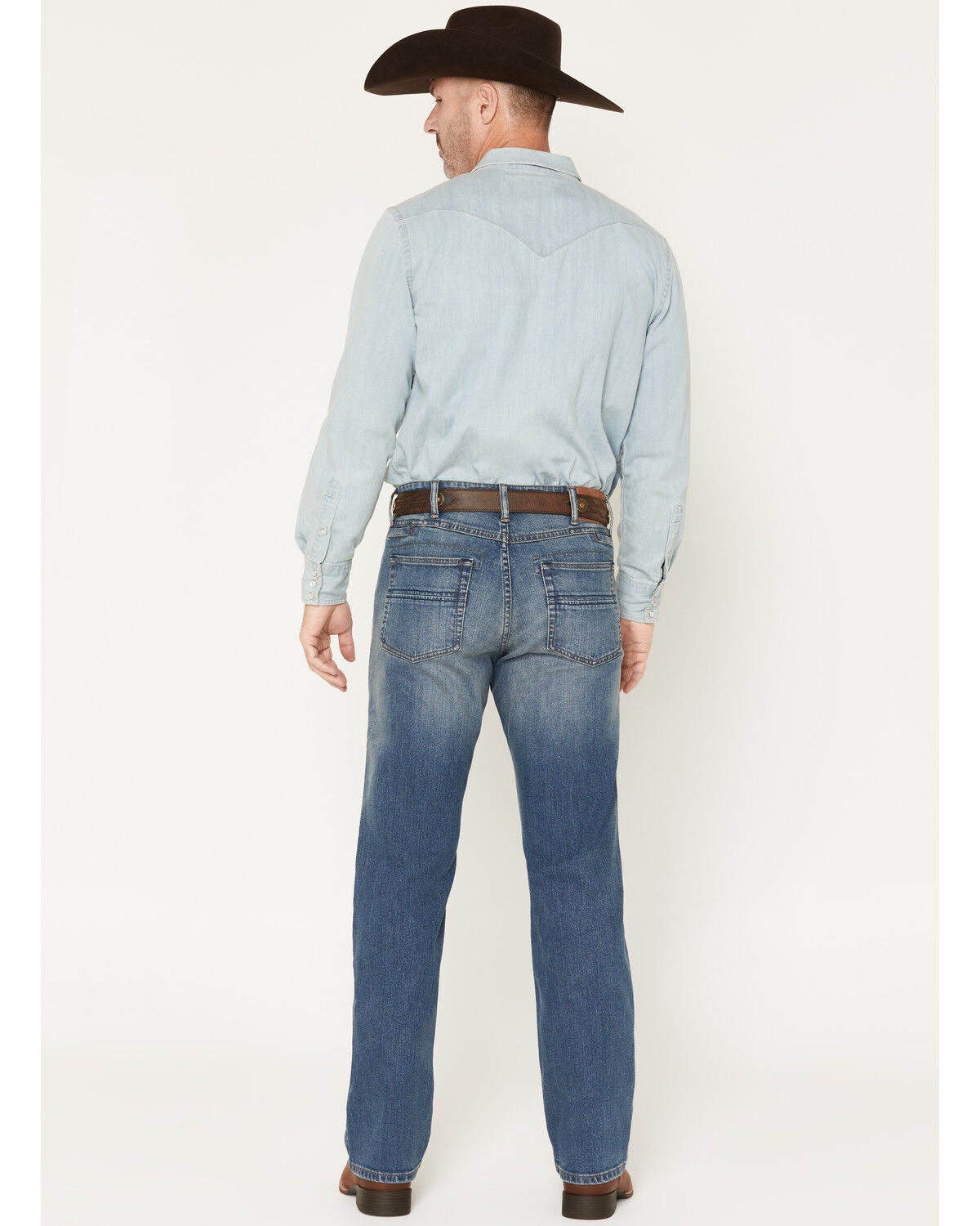 Image #3 - Cody James Men's Outrigger Wash Yukon Relaxed Straight Concealed Carry Stretch Denim Jeans, Medium Wash, hi-res