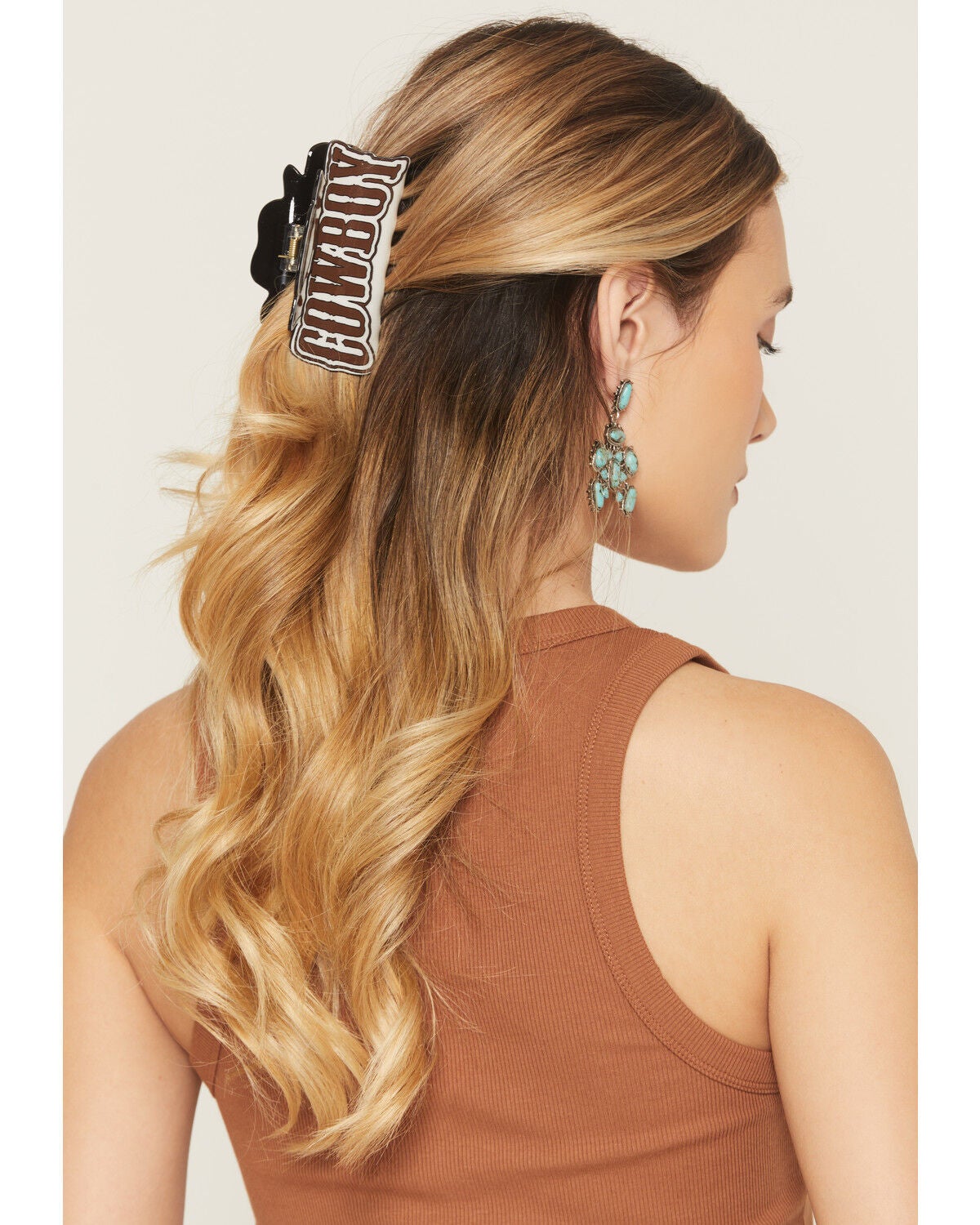 Idyllwind Women's Windsor Cowboy Hat Claw Clip, Brown, hi-res