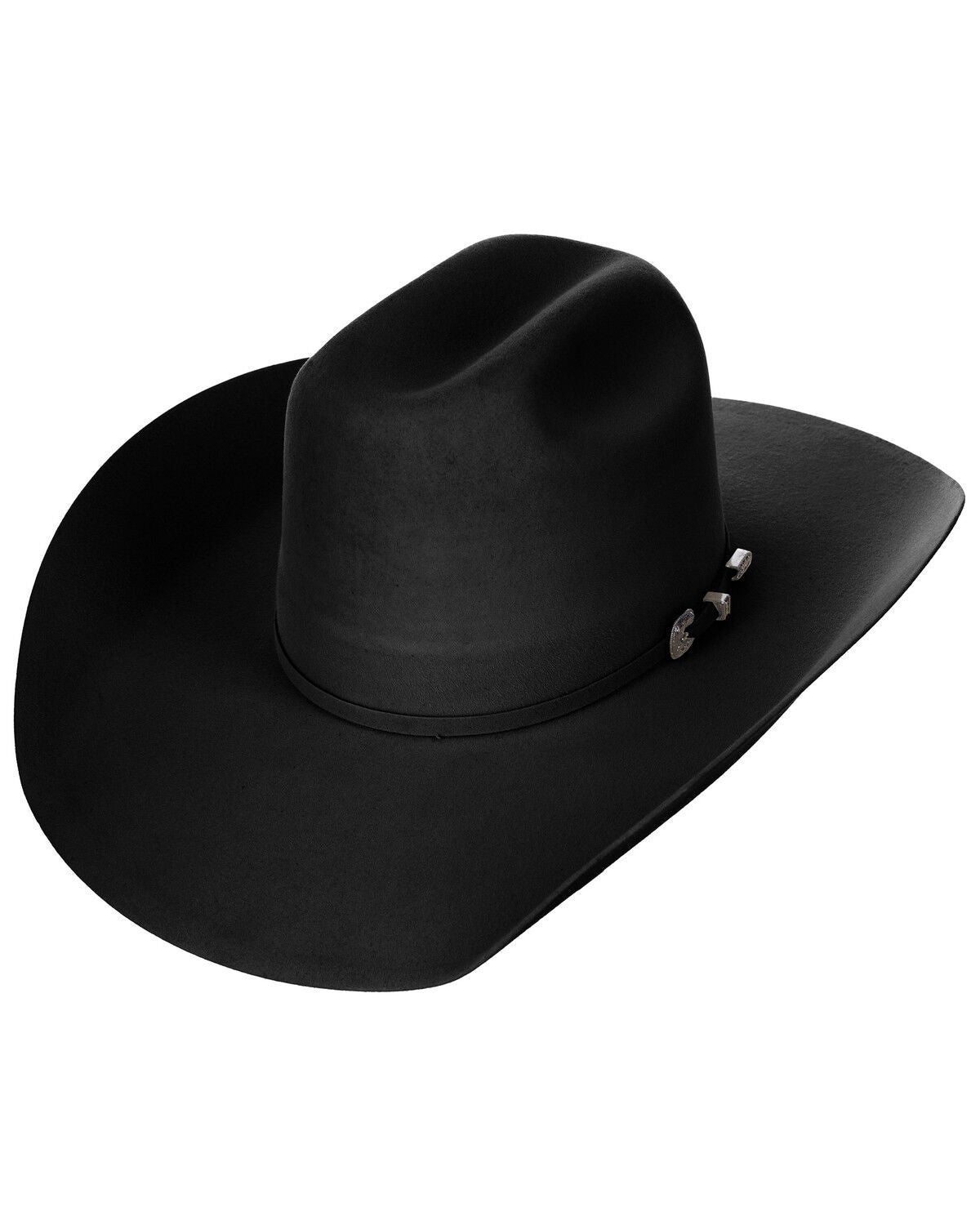 Larry Mahan Genoa 6X Felt Cowboy Hat, Black, hi-res