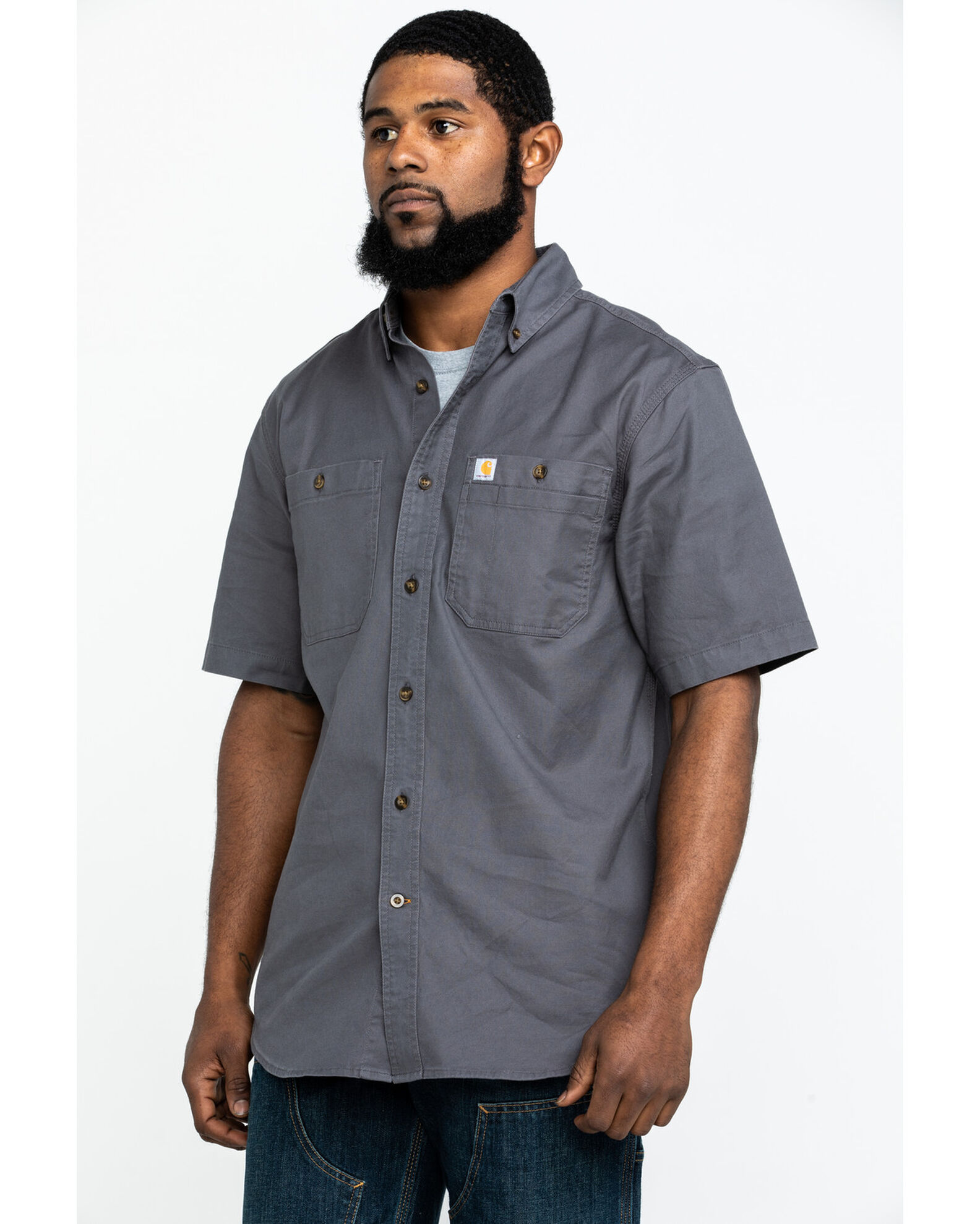 Carhartt Men s Rugged Flex Rigby Short Sleeve Work Shirt Sheplers
