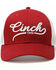 Image #3 - Cinch Men's Embroidered Logo Ball Cap, Burgundy, hi-res
