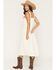 Image #4 - Ariat Women's Valentine Sleeveless Denim Maxi Dress, White, hi-res