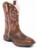 Image #1 - Shyanne Women's Xero Gravity Lite Western Performance Boots - Broad Square Toe, Brown, hi-res