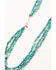 Image #2 - Paige Wallace Women's Turquoise 3-Strand Long Beaded Necklace, Turquoise, hi-res