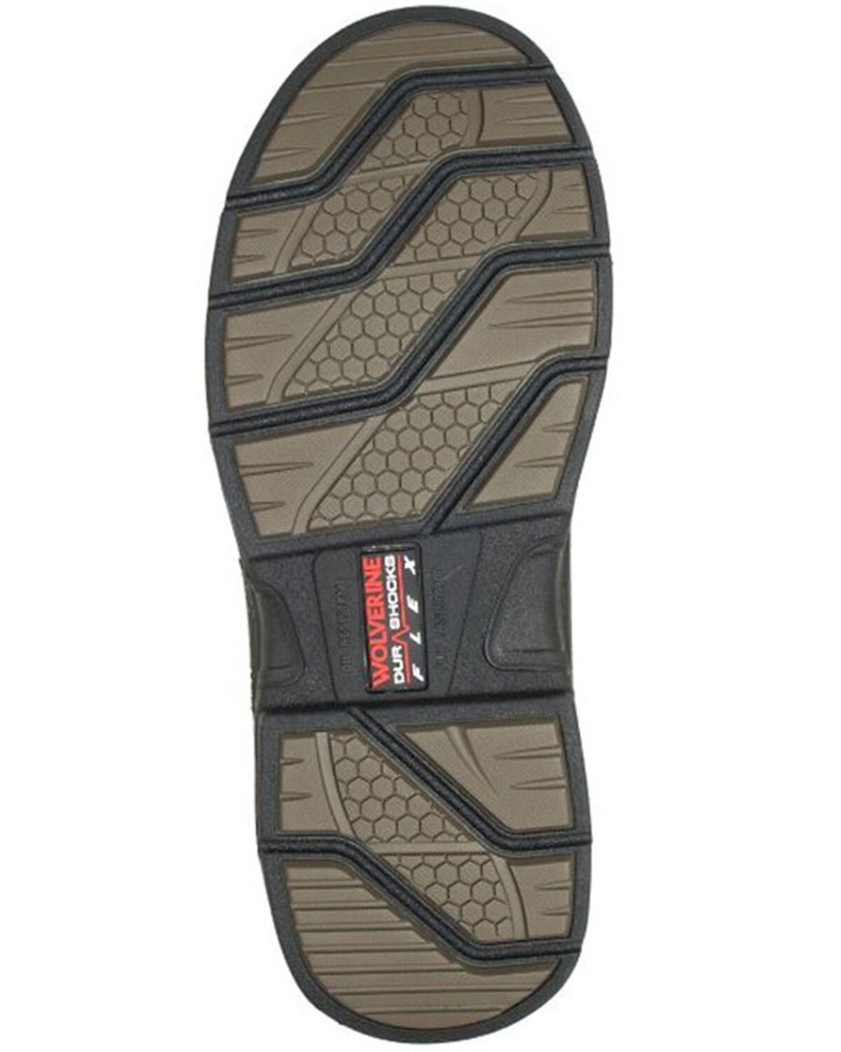 Image #5 - Men's Wolverine Raider Durashock Carbonmax Wellington - Composite Toe, Brown, hi-res