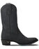 Image #2 - Lane Women's Plain Jane Midi Western Boots - Round Toe, Black, hi-res