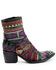 Image #2 - Marco Delli Women's Senegal Fashion Booties - Round Toe, Black, hi-res