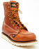 Image #1 - Thorogood Men's American Heritage 8" USA Wedge Work Boots - Steel Toe, Tan, hi-res