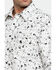 Rock & Roll Denim Men's Washed Guitar Print Long Sleeve Western Shirt , Black, hi-res