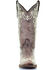 Corral Girls' Crater Bone Embroidered Western Boot - Snip Toe, Brown, hi-res