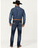 Image #3 - Rock 47 by Wrangler Men's Cowboy Kiss Dark Wash Slim Straight Stretch Denim Jeans , Dark Wash, hi-res