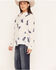 Image #2 - Ariat Women's Buckaroo Boss Homestyle Long Sleeve Button-Down Western Shirt, White, hi-res