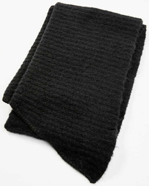 Image #2 - Free People Women's Ripple Recycled Blend Scarf, Black, hi-res