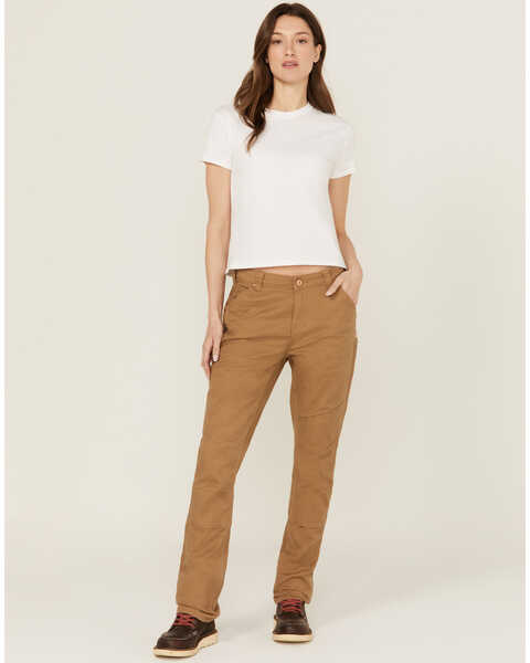 Dovetail Workwear Women's Go To Work Pants , Brown, hi-res