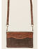 Shyanne Women's Amber Embossed Crossbody Bag, Brown, hi-res