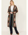 Image #1 - Rock & Roll Denim Women's Southwestern Print Long Sleeve Duster, Rust Copper, hi-res