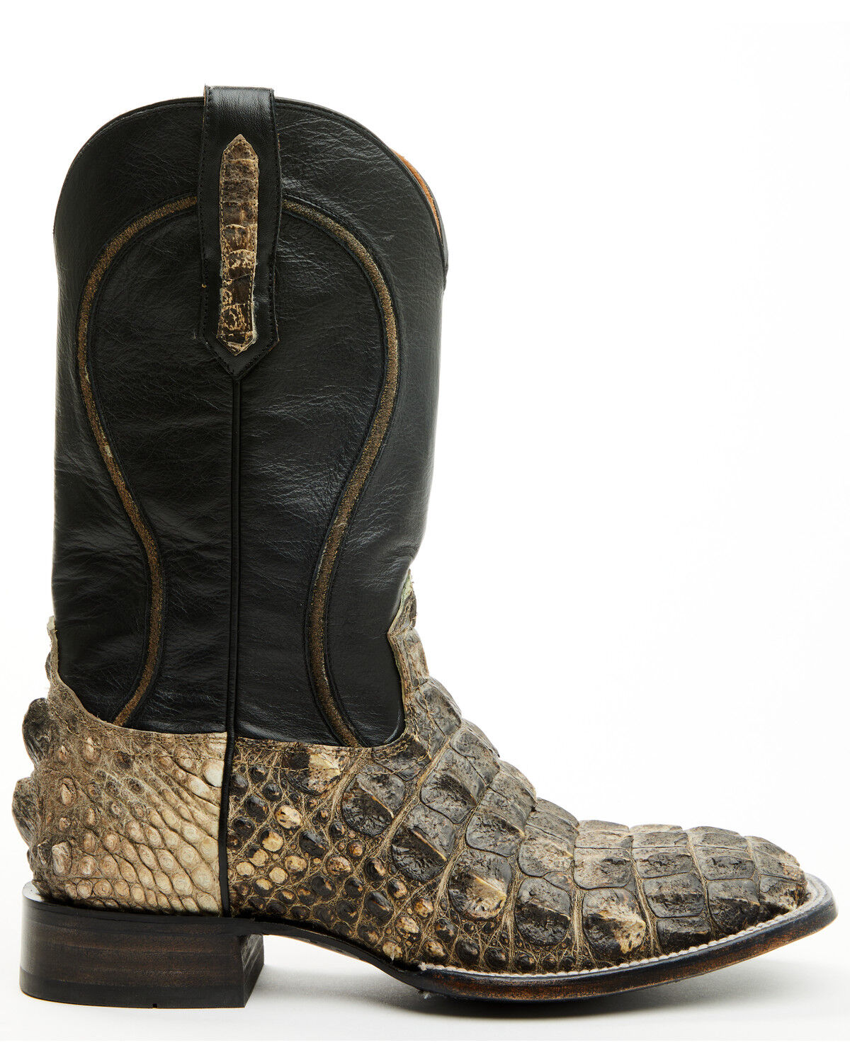 Image #2 - Cody James Black 1978® Men's Tillman Exotic Hornback Alligator Western Boots - Broad Square Toe, Black, hi-res