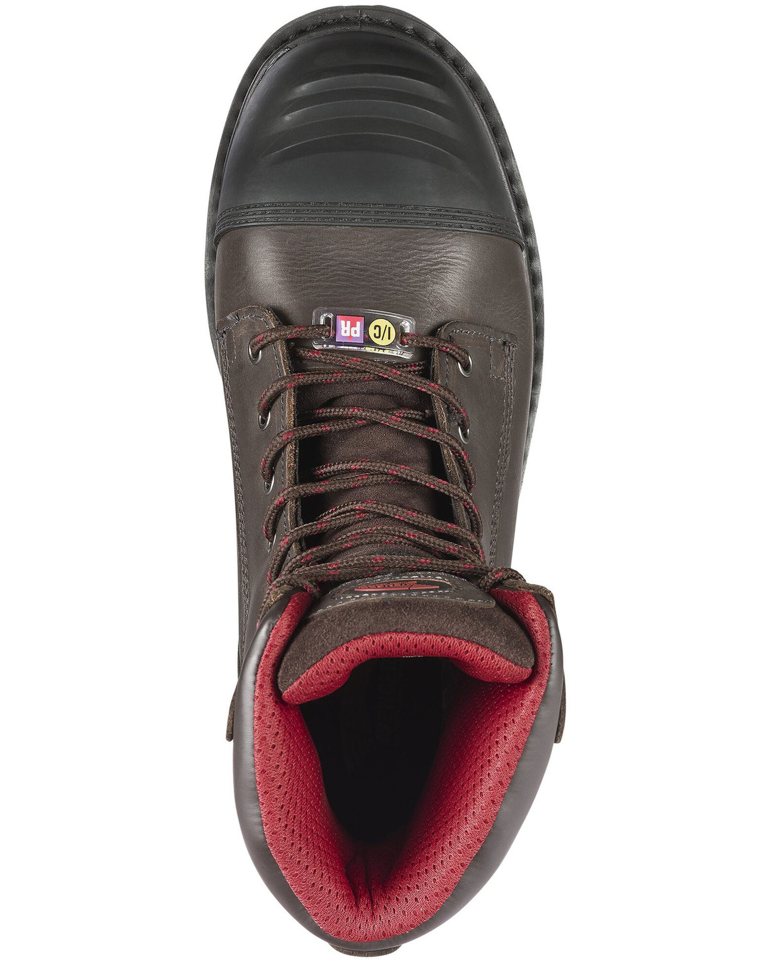 Image #5 - Avenger Men's Hammer Waterproof Work Boots - Carbon Toe, Brown, hi-res