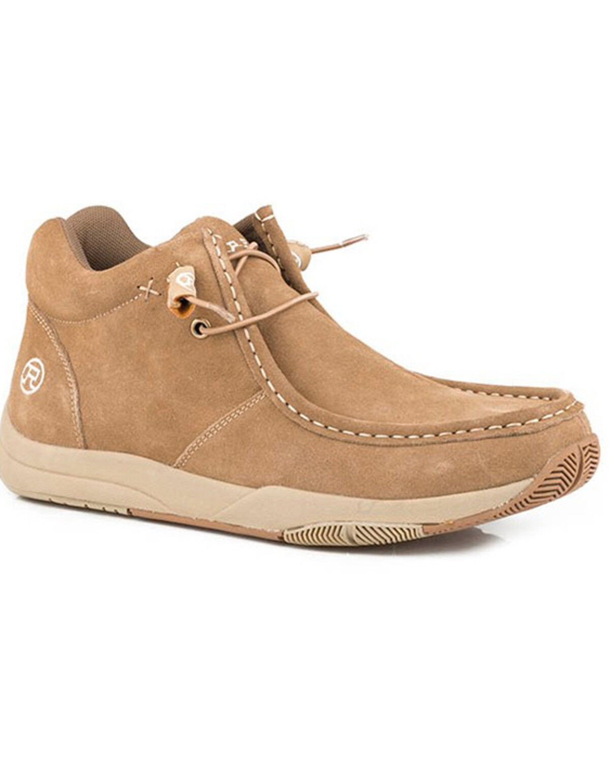 Image #1 - Roper Men's Clearcut 2 Eyelet Casual Lace-Up Chukka Shoe - Moc Toe, Tan, hi-res