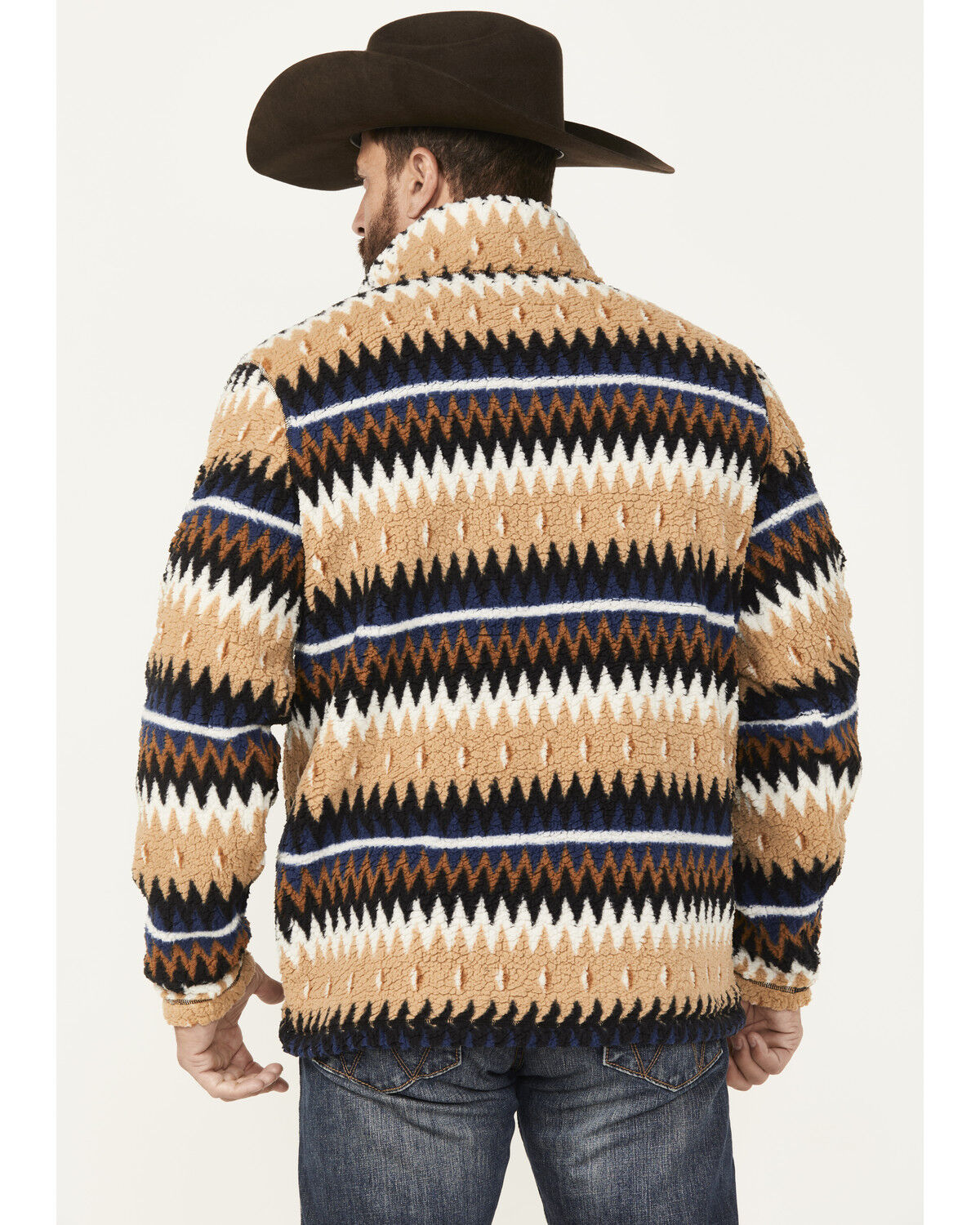 Image #4 - Cody James Men's Voyage 1/4 Zip Pullover, Tan, hi-res