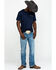 Image #6 - Cody James Men's Clover Leaf Light Wash Slim Straight Stretch Denim Jeans , Blue, hi-res