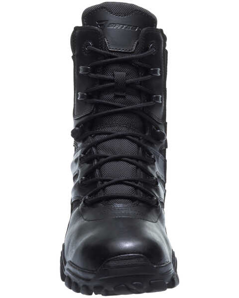 Image #5 - Bates Men's Delta-8 Side Zip Work Boots - Soft Toe, Black, hi-res