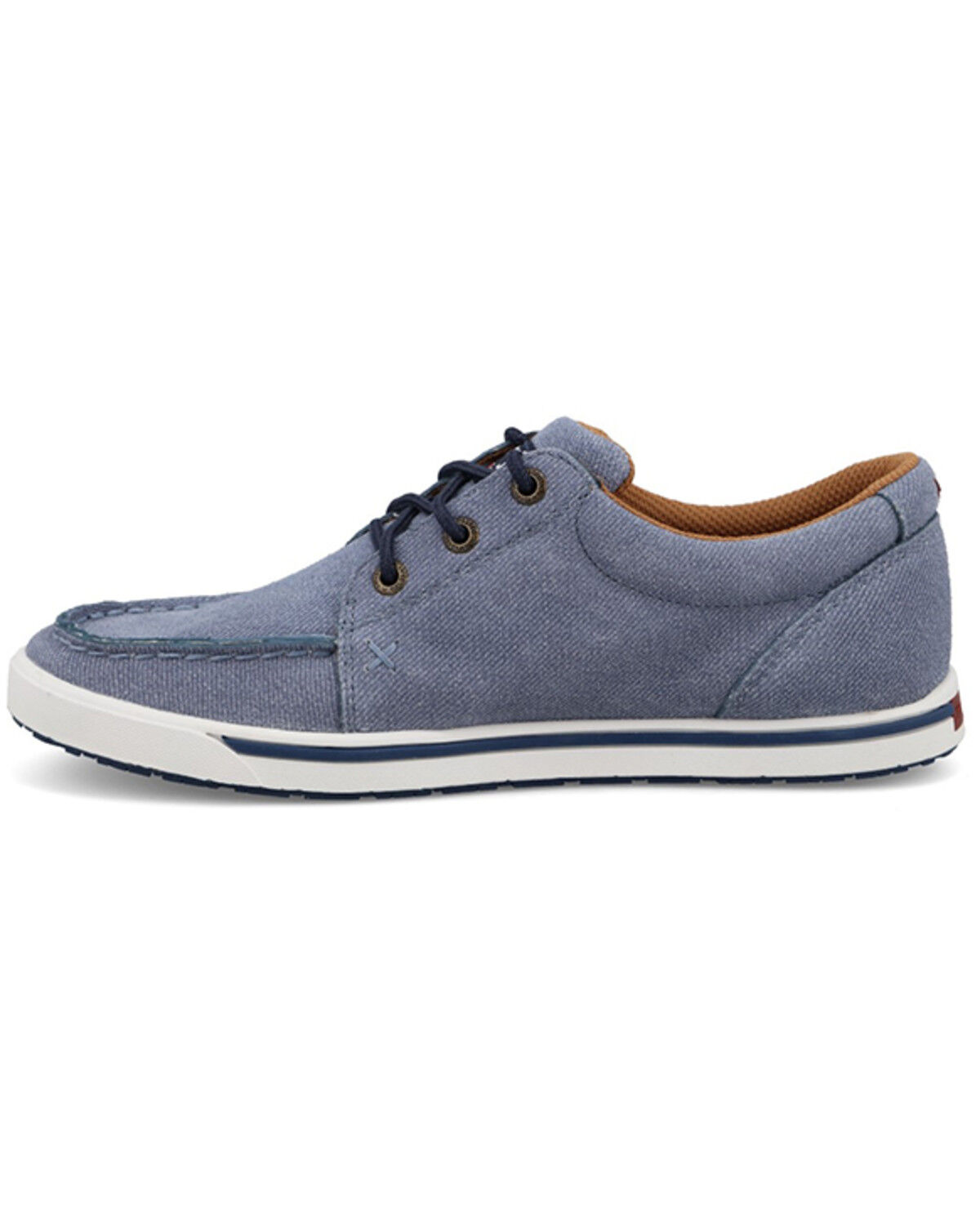 Image #3 - Twisted X Wrangler Women's Kicks Casual Shoes - Moc Toe, Blue, hi-res