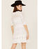 Maia Bergman Women's Vera Eyelet Lace Long Sleeve Dress, White, hi-res