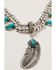 Image #2 - Shyanne Women's Wild Soul Feather Tassel Necklace, Silver, hi-res